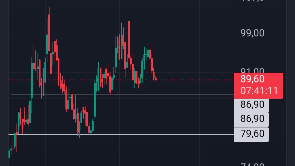 #petun evet piyasa defter değerinin altında fiyatlamaya devam ediyor. 86 / 79 muhtemel destekler. Fakat hissenin ederi bu değil...
