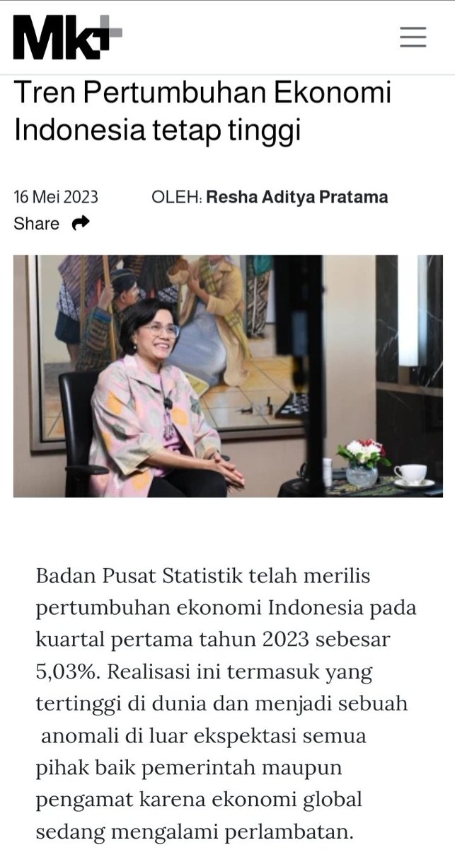 @DS_yantie Minjem duit trus pertumbuhan ekonominya tetap tinggi artinya ada perkembangan baru.
Ngutang itu selama bisa menstimulus pertumbuhan & perkembangan yah bagus tho.
Kecuali ga mau ngutang tapi ngejual INDOSAT, nah klo itu GUOBLOK sih. Ngiahahajjajajajjaajjaja