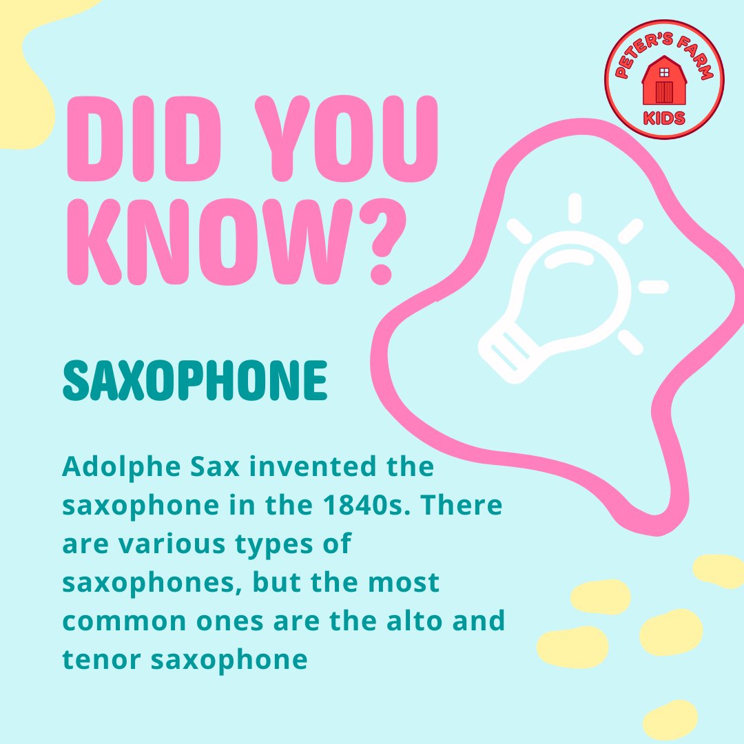 We can listen to the saxophone in jazz music, pop music, and sometimes even in rock music! Can you recognize its sound? 
#saxophone #jazzforkids #musicforkids #instruments #learningmusic #humpday