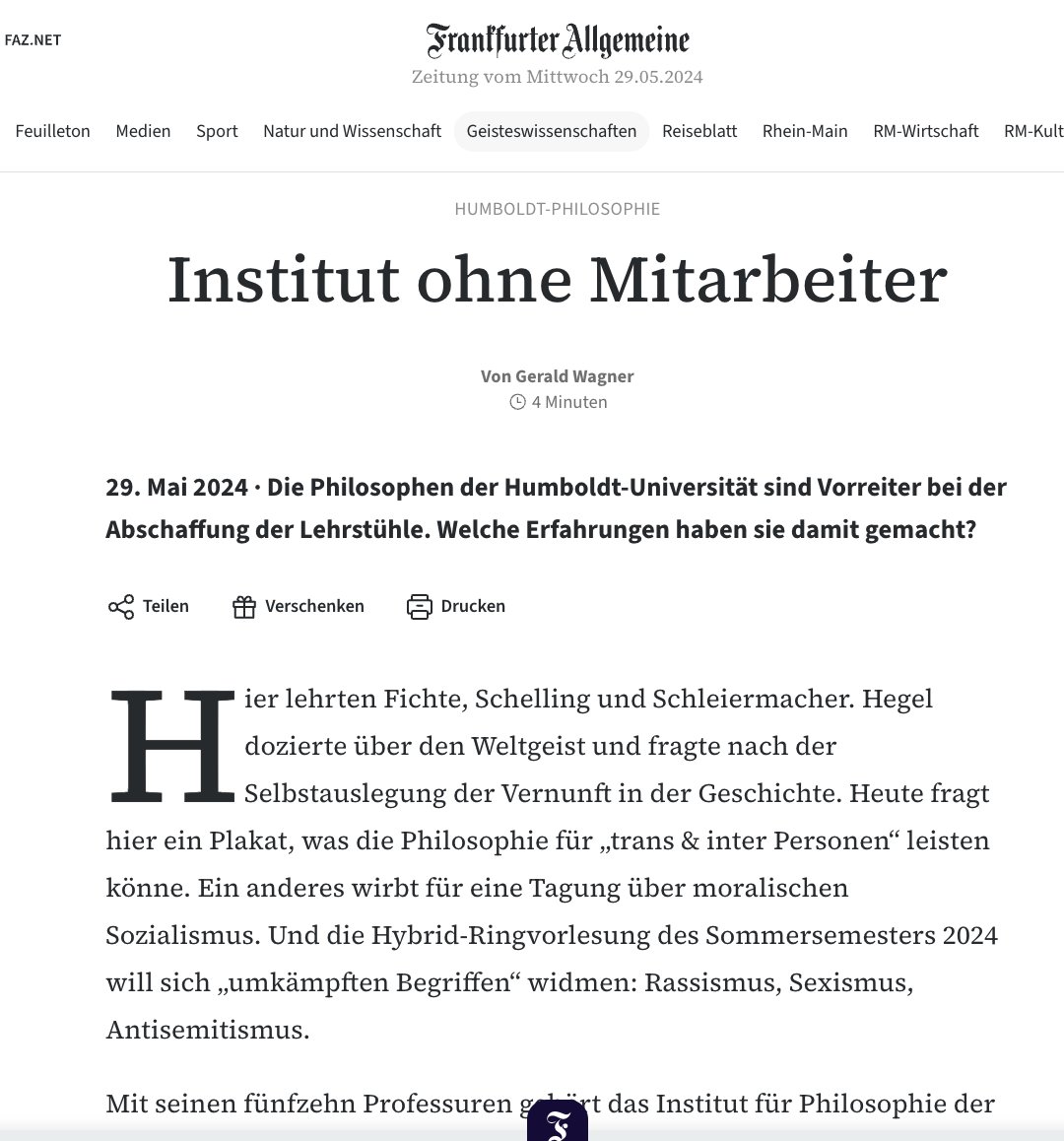 Lustig, zwischen diesen beiden FAZ-Artikeln liegen 9 Jahre.

#IchBinHanna #ProfFürHanna