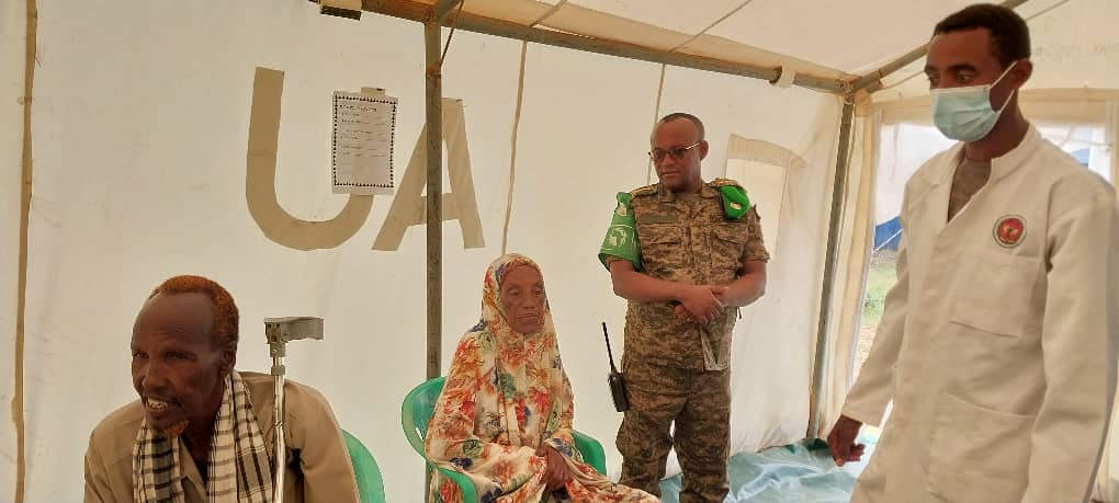 #ATMIS #ENDF troops at Bardheere Forward Operating Base (FOB), yesterday provided free medical services to the local community and surrounding areas. The residents were grateful to the #ENDF medics and pledged to collaborate with ATMIS forces in the fight against terrorism. The