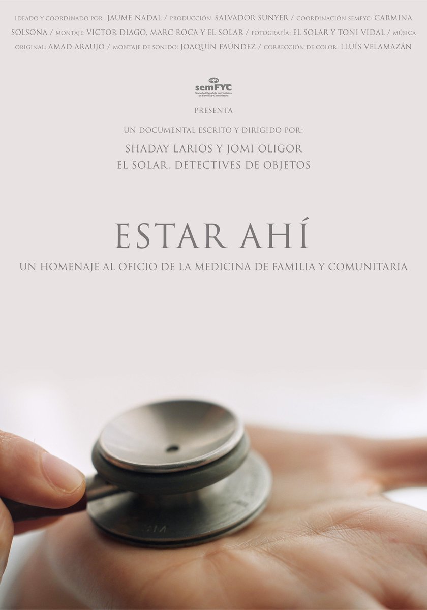 🎥Jueves 30/5, en el #5CongrésIbamfic, y como actividad abierta, proyección del documental <a href="/semFYC/">semFYC</a> "Estar ahí, un homenaje al oficio de la medicina de familia y comunitaria". Y debate sobre el futuro de la especialidad.

📍<a href="/Flassaders/">Centre Flassaders</a> Palma, 17:30 h 

ℹ️ibamfic.org/index.php/2024…