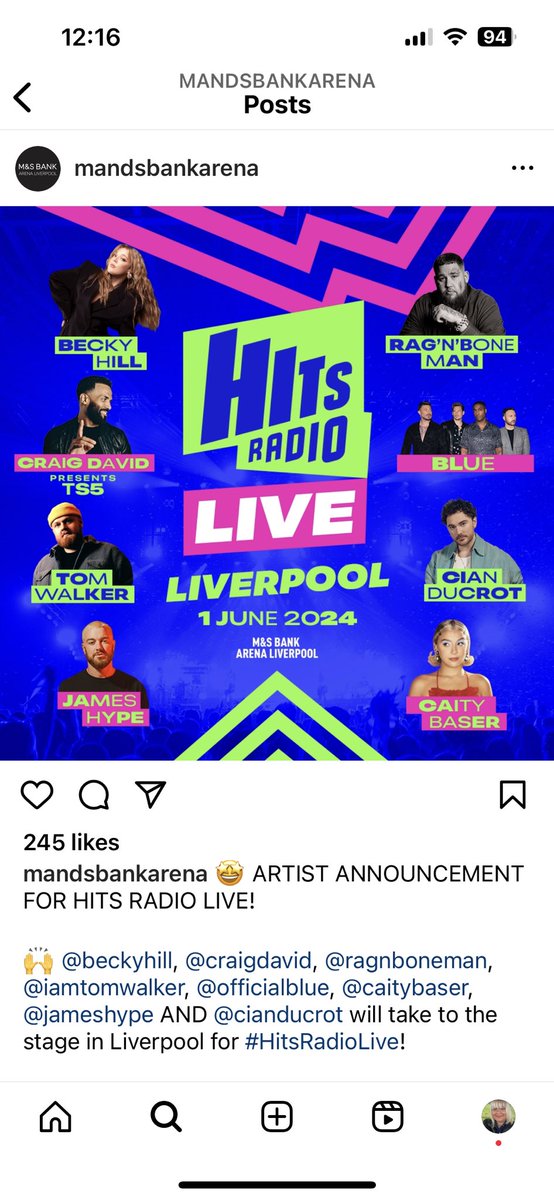 Good morning how are you and everyone hope you enjoy your bank holiday going Liverpool Friday the concert on the Saturday June 1st <a href="/MandSBankArena/">M&S Bank Arena Liverpool</a> <a href="/ronanofficial/">Ronan Keating</a> <a href="/harrietscott_/">Harriet Scott</a> <a href="/joanneraven30/">joanne raven</a> <a href="/JoanneRaven29/">Joanne Raven</a> <a href="/magicfm/">Magic Radio</a>