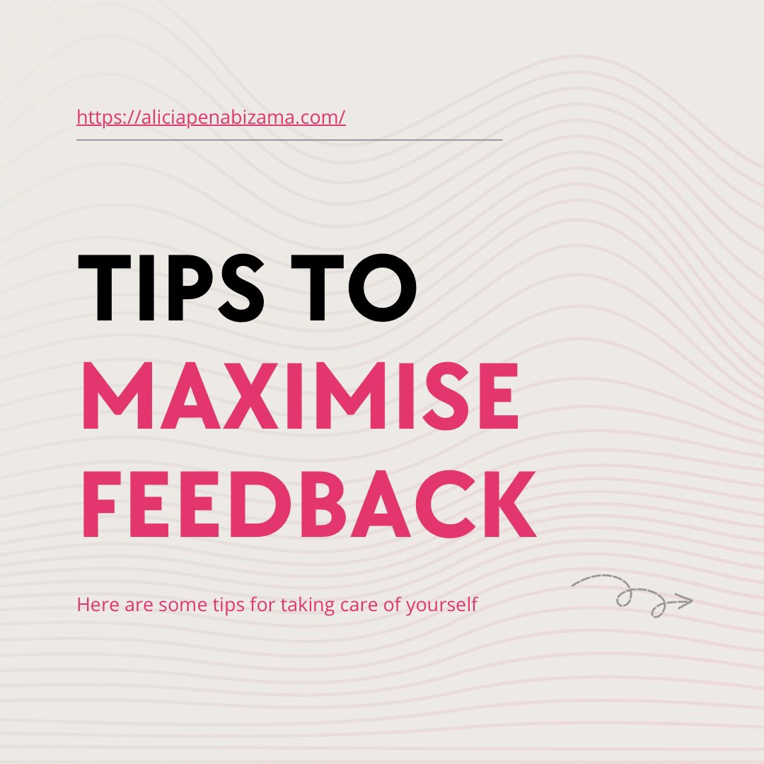Alicia_P_Bizama's tweet image. Being understanding and compassionate helps to deal with sensitive feedback. Check out my blog post for tips to deal with feedback. Have a good week😊#tipstomaximisefeedback #feedbacktips #stresstips