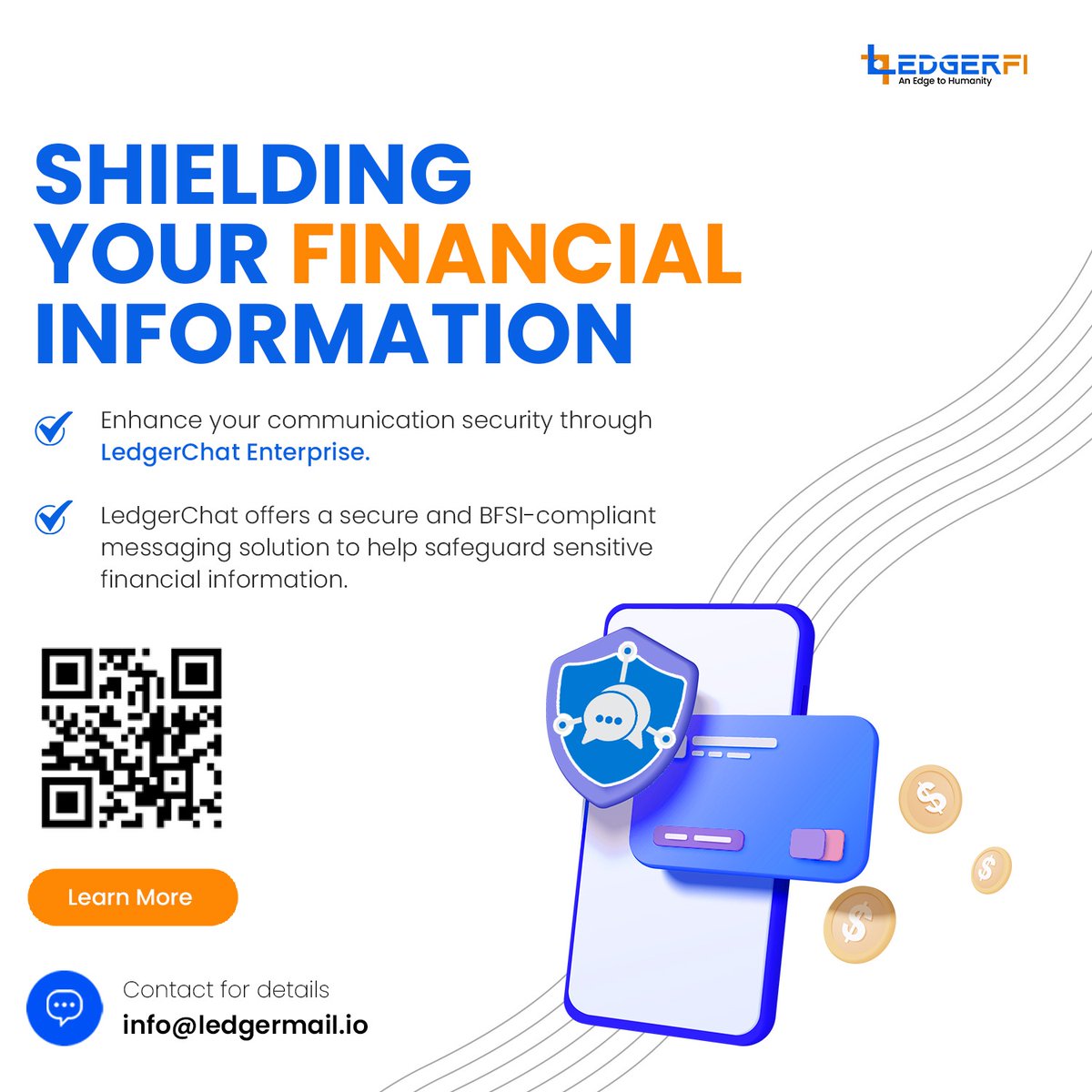 "Boost Your Communication Security with LedgerChat Enterprise for BFSI-Compliant Messaging. Protect Sensitive Financial Data Today!" 🔒💼 #SecureMessaging #FinancialSecurity #DataProtection #DataSecurity