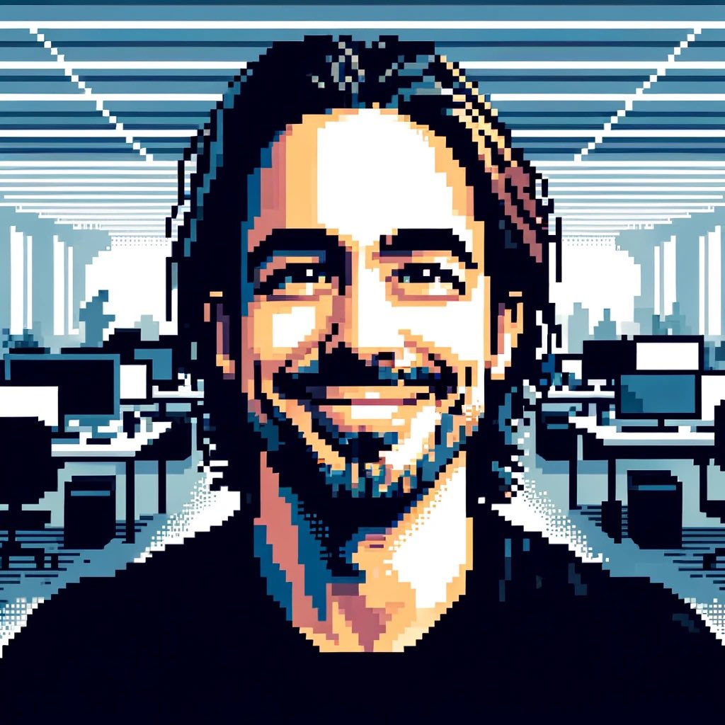This is how AI sees me😊 Check out this awesome pixel art portrait! 🎮✨ #GameDev #PixelArt #AIArt #IndieDev