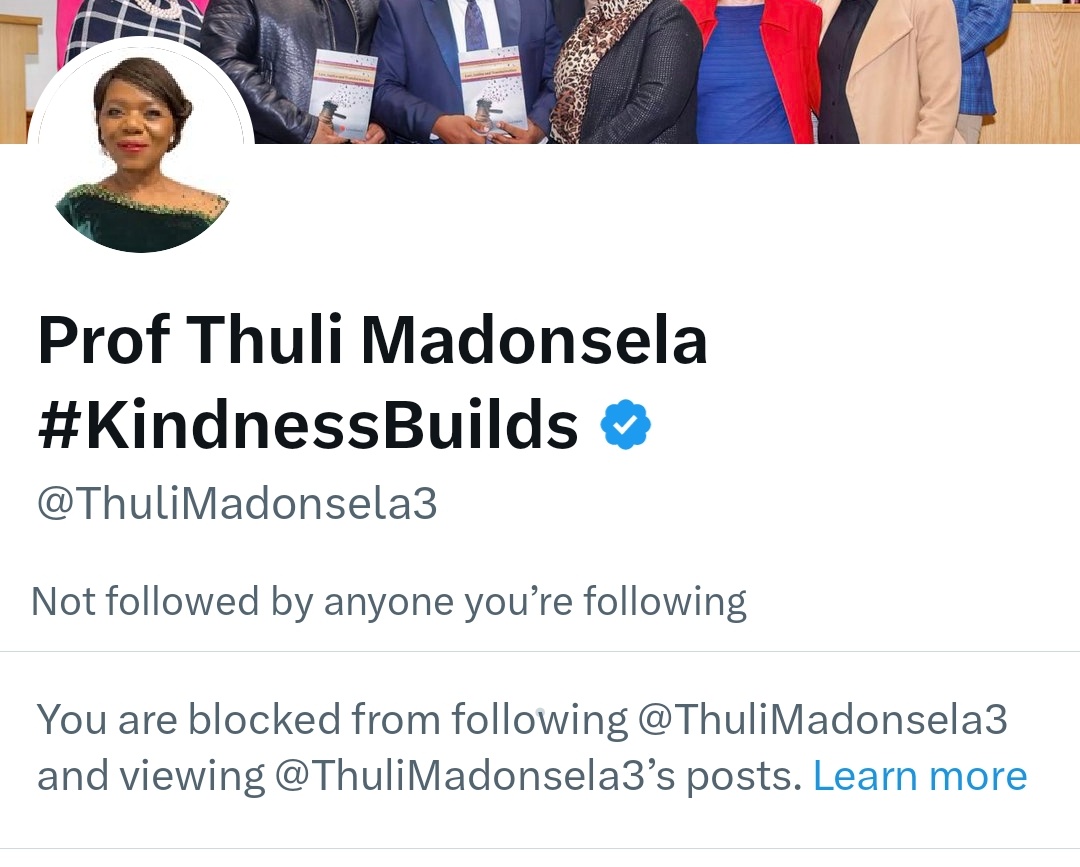 I pointed out that @ThuliMadonsela3 was hiding anti-ANC replies under her posts and she blocked me within a matter of seconds. #ElectionDay