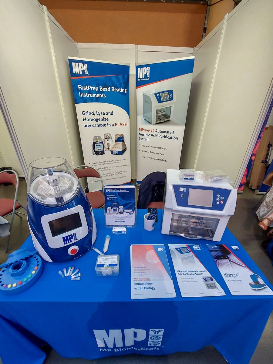 mpbiomedicals's tweet photo. ๐ฌ The wait is over! #SUNRiSEMeeting Stem Cells & Cancer started today in Ajaccio, France. Swing by our booth to explore cutting-edge sample preparation solutions, including SPINeasy, MagBeads #extractionkits, as well as #Immunology and #CellBiology products. @SUNRiSE_cancer https://t.co/L9H7wlWTP4