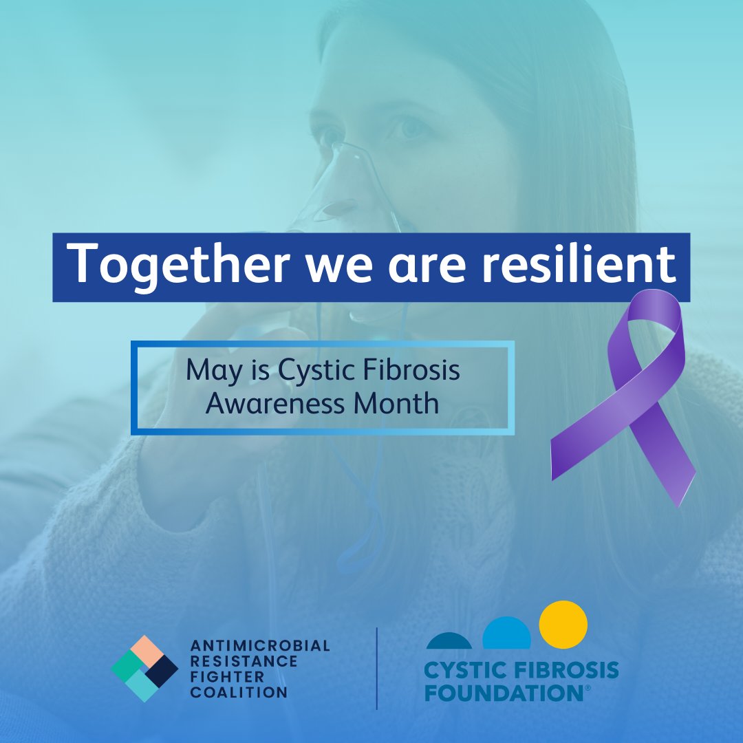 May is #CFAwareness Month!

Join us in raising awareness about #cysticfibrosis (CF), a genetic disease affecting close to 40,000 people in the US.

Help spread awareness by reposting this tweet.