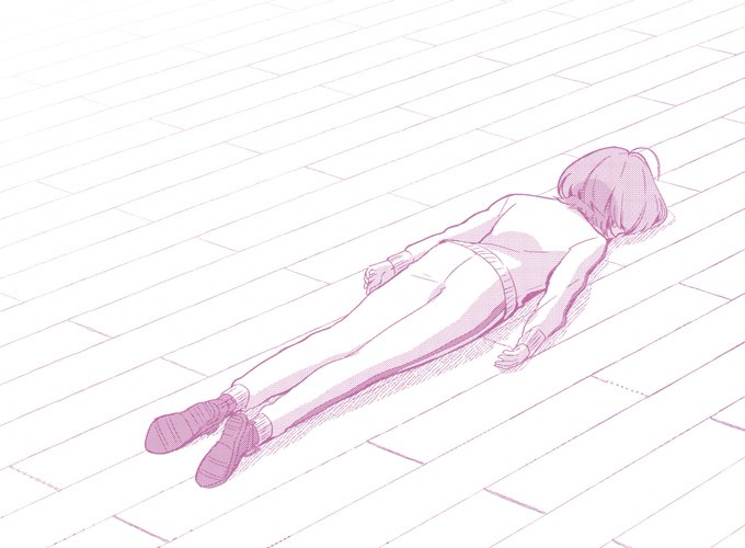 「full body lying」 illustration images(Latest)