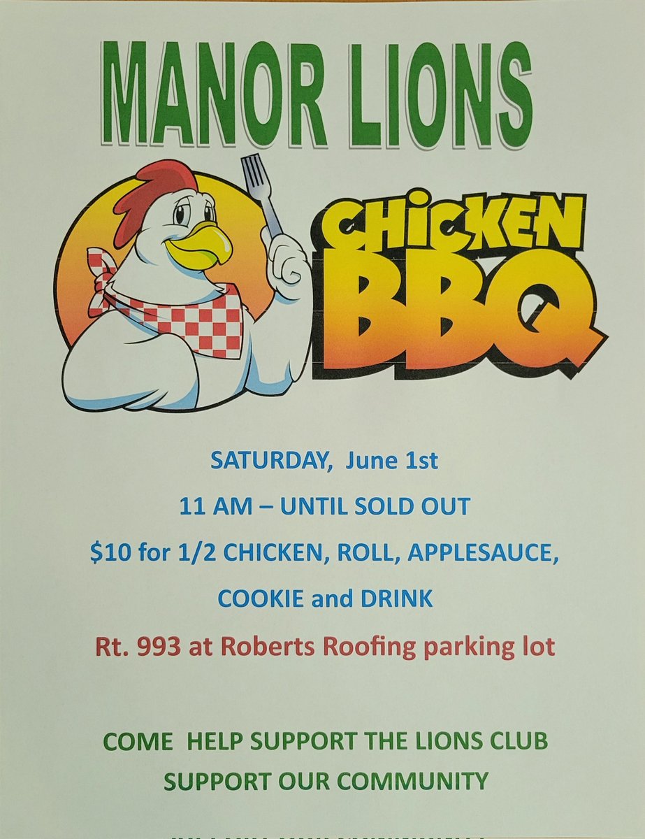 Manor Lions Club tweet media
