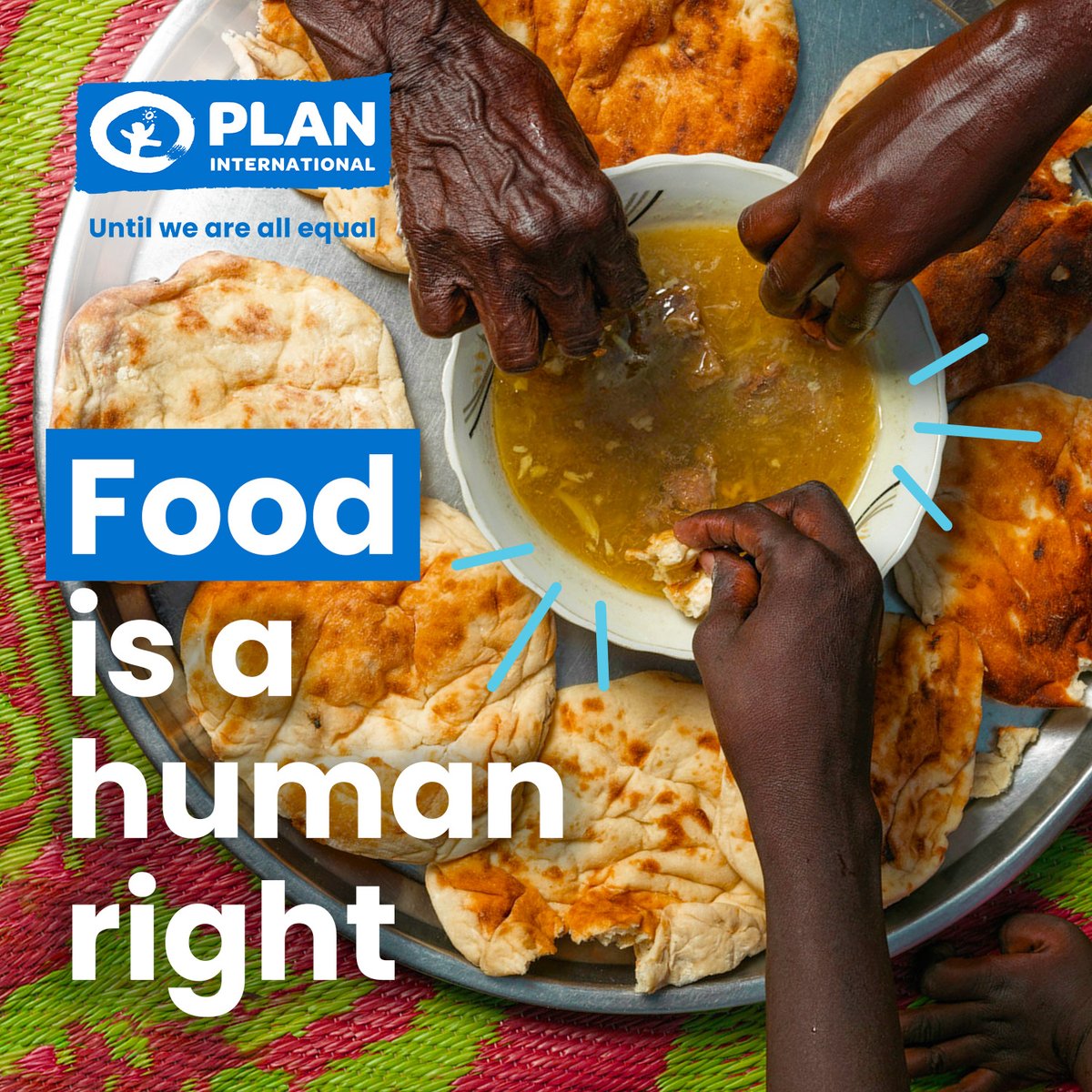 Child hunger is a violation of human rights. We have got to start seeing food as a basic human right that must be upheld. #WorldHungerDay.