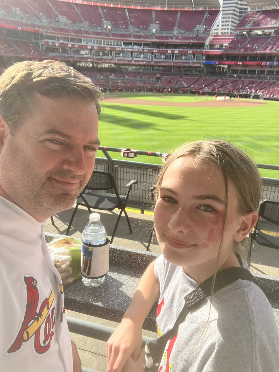 Last nights #explorecinci took us to Great American Ballpark to watch our @cardinals take on the @reds in the 2nd game of the series. Did you know they have played each other over 2300 times. The first match up came in 1882, but back they the were called the STL Brown Stockings.