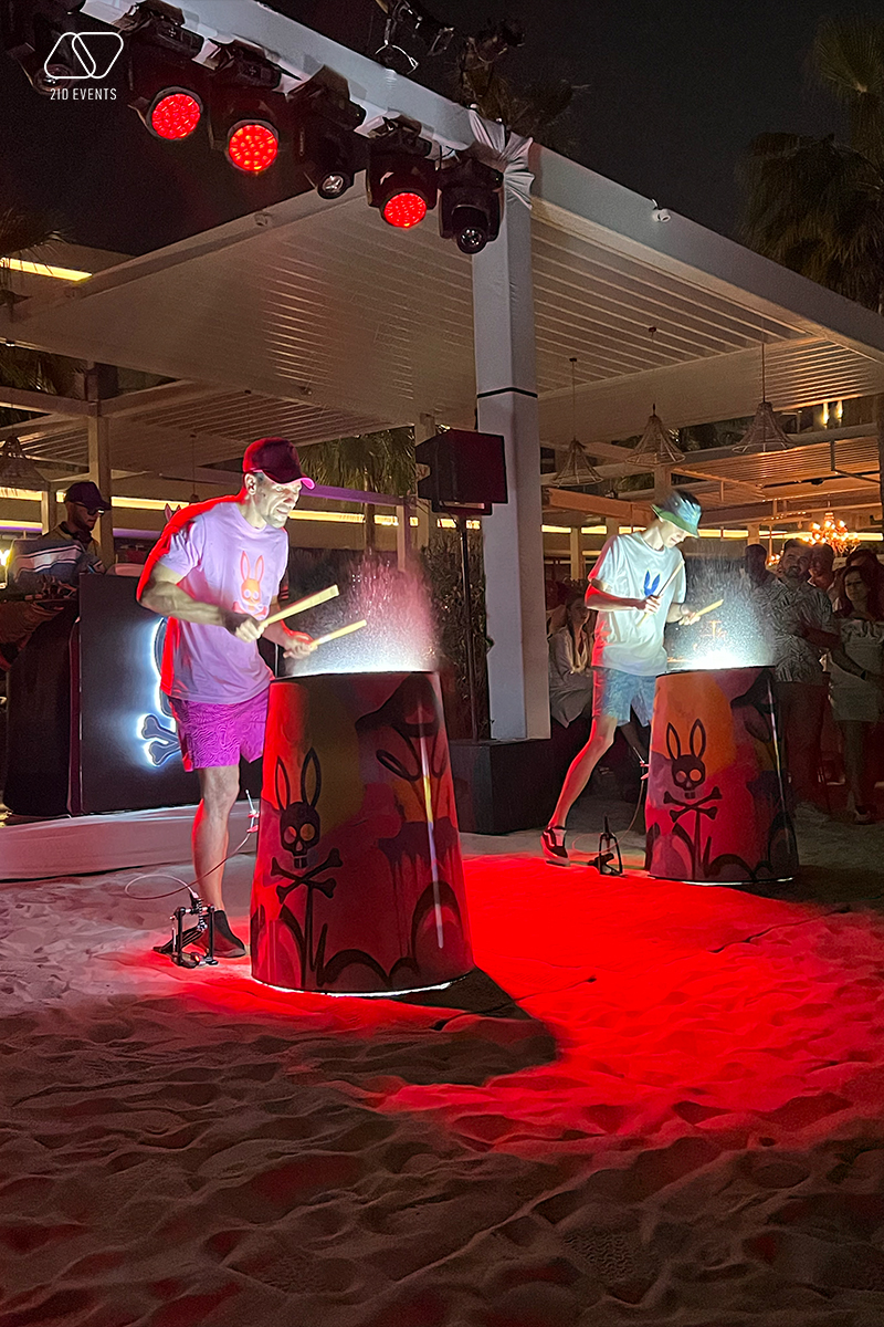 Meanwhile, the Water Drummers added a unique and dynamic element, their rhythmic beats energizing the crowd and setting the tone for an unforgettable experience.
#2idevents #corporateevents #entertainment #entertainmentindubai #waterdrummersindubai #waterdrummersshow #pixelpoi