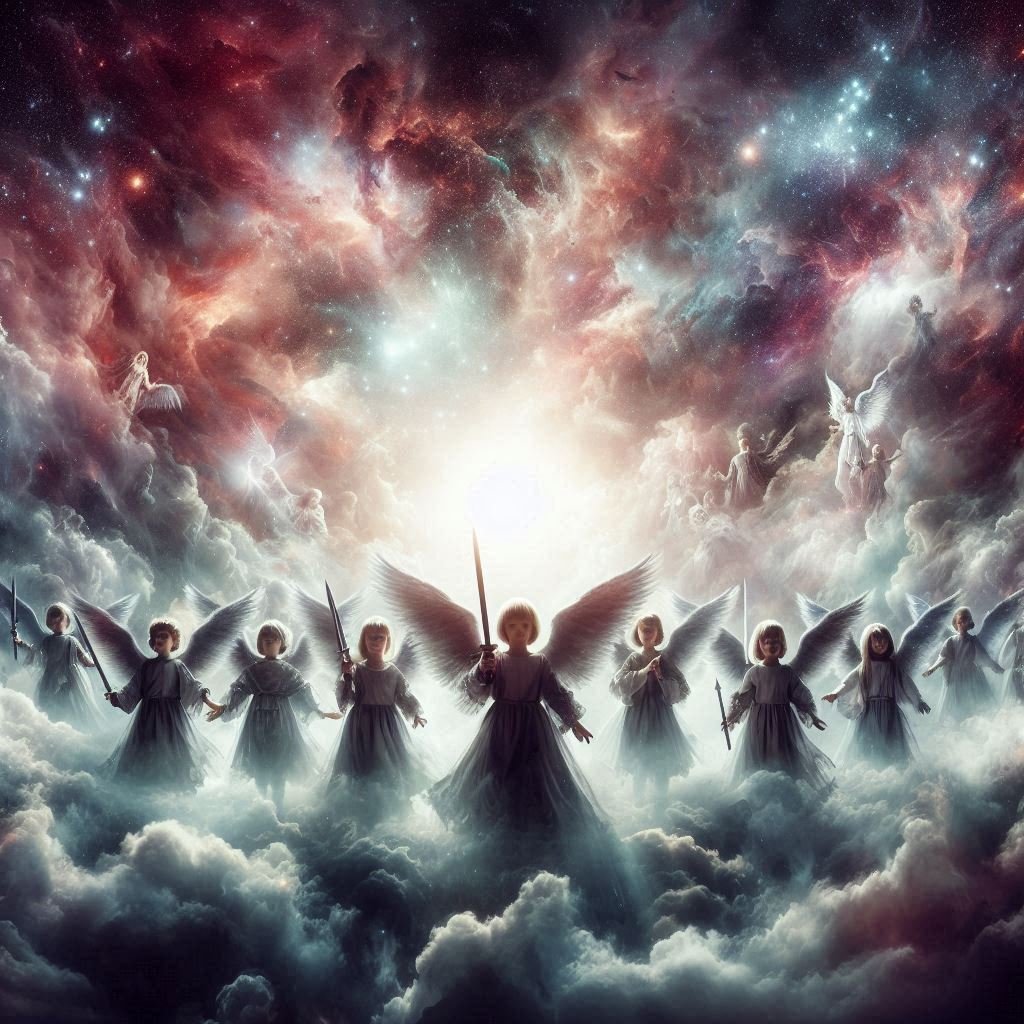 13thKai's tweet photo. #AIArtwork #ArmyOfAngels #SaveOurChildren https://t.co/g4LCZJQzlv