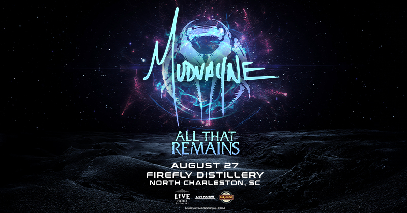 my98rock's tweet photo. Just announced! @Mudvayne is bringing their 2024 tour to @HomeofFirefly North Charleston on 8/27 with special guests @ATRhq! Tickets on sale this Friday 5/31 10am: https://t.co/qid7hROjug https://t.co/v0QyQVIeJj