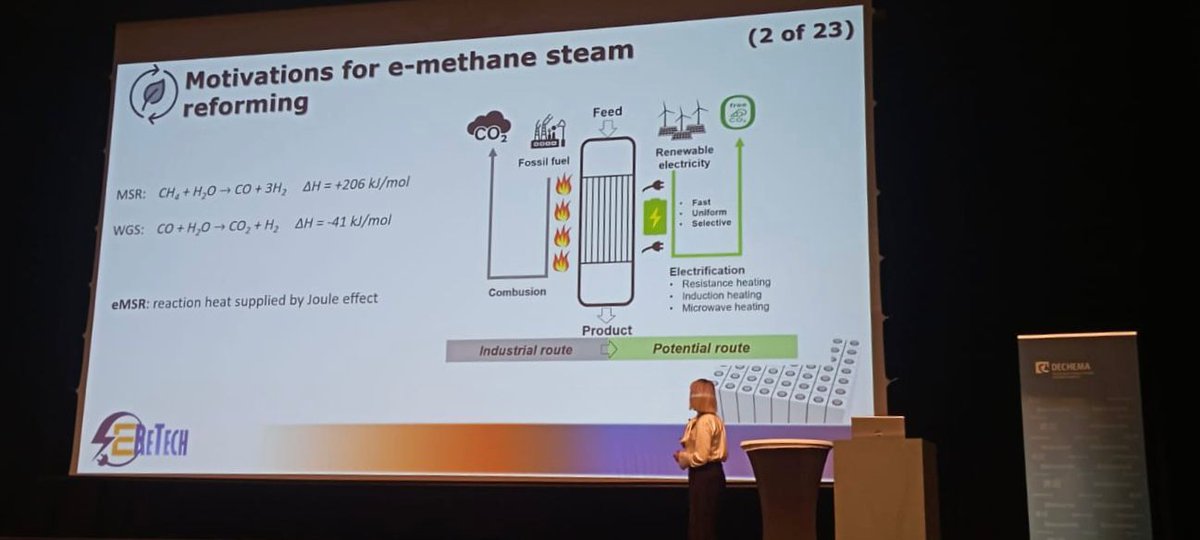 EReTech (@eretech) on Twitter photo How much important is #matemathical #modelling in scaling up an #electrified #steam #reformer #eMSR? Have a look at this brilliant study of our partner <a href="/polimi/">Politecnico di Milano</a> by #RobertaCastiglione 👏at #DECHEMA Annual Meeting on Reaction Engineering and Electrochemical Processes 2024! How much important is #matemathical #modelling in scaling up an #electrified #steam #reformer #eMSR? Have a look at this brilliant study of our partner <a href="/polimi/">Politecnico di Milano</a> by #RobertaCastiglione 👏at #DECHEMA Annual Meeting on Reaction Engineering and Electrochemical Processes 2024!