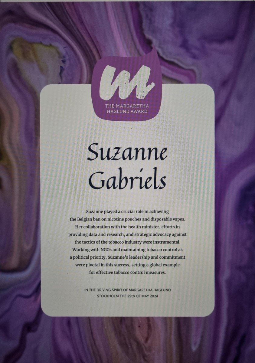 The Margaretha Haglund Award tweet media