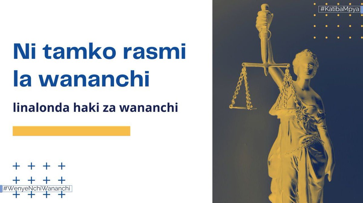 Katiba yetu kuna baadhi ya ibara inakupa haki halafu inaiondoa ili katiba iweze kujilinda ni lazima tupate #KatibaMpya .  —   @Oleshangay  #KatibaMpya #WenyeNchiWananchi VIDEO : bit.ly/4dS0YbW