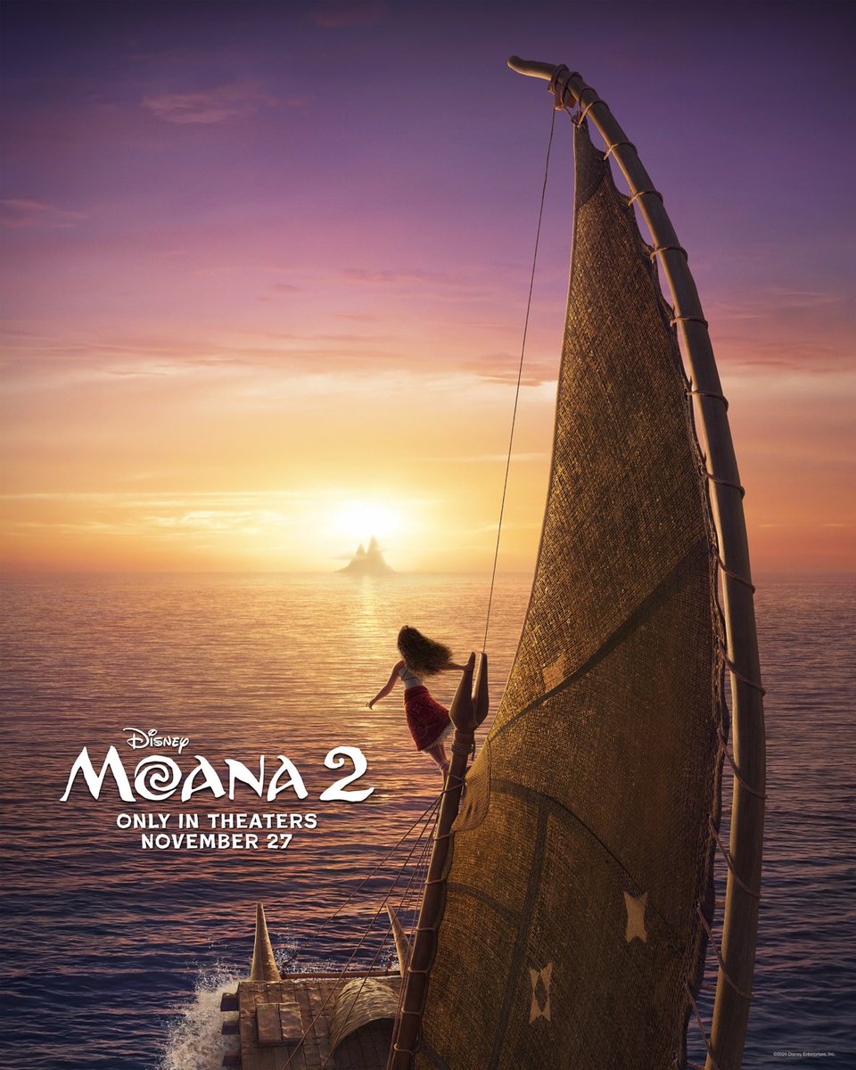 💥ALERT💥 #Statoversians! 👁🌛👁 🫶 Moana and Maui are back 🐚🌊🪝 Watch the new trailer for Disney’s #Moana2 now and see the movie only in theaters November 27, 2024! TSO'VIN!! youtu.be/IcM9aj5nUI8