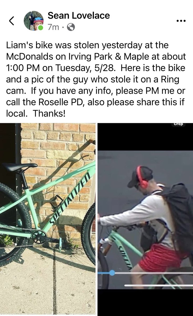 Lake Park Baseball (@lplancersbb) on Twitter photo Roselle area people!  Help find Liamβs bike!  Someone has to know this guy!  Go Lancers! Roselle area people!  Help find Liamβs bike!  Someone has to know this guy!  Go Lancers!
