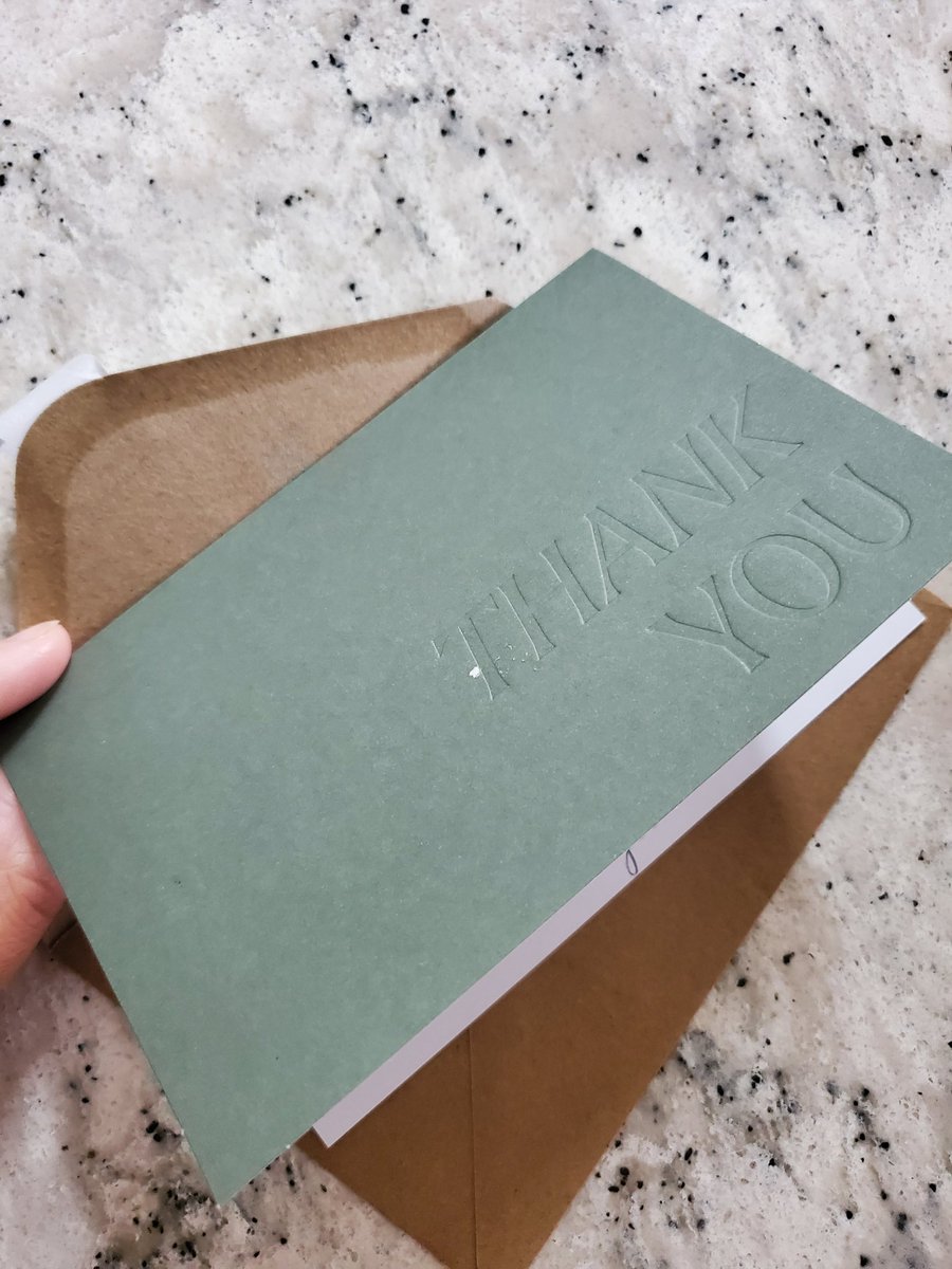 Cards hit different on day 7. This one had me all choked up, and even almost broke the husband. Thanks students for being awesome!