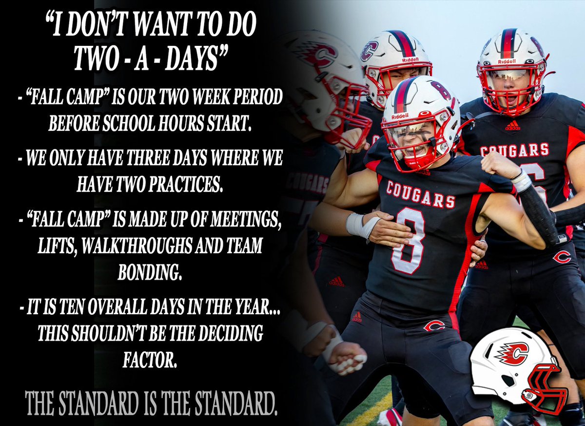 Football is one of the greatest examples of Delayed Gratification. It takes great sacrifice! 

Here are 4 reasons former students chose not to play &amp; tell us how much they regret not playing football AFTER they graduate. Please read each bullet point⬇️