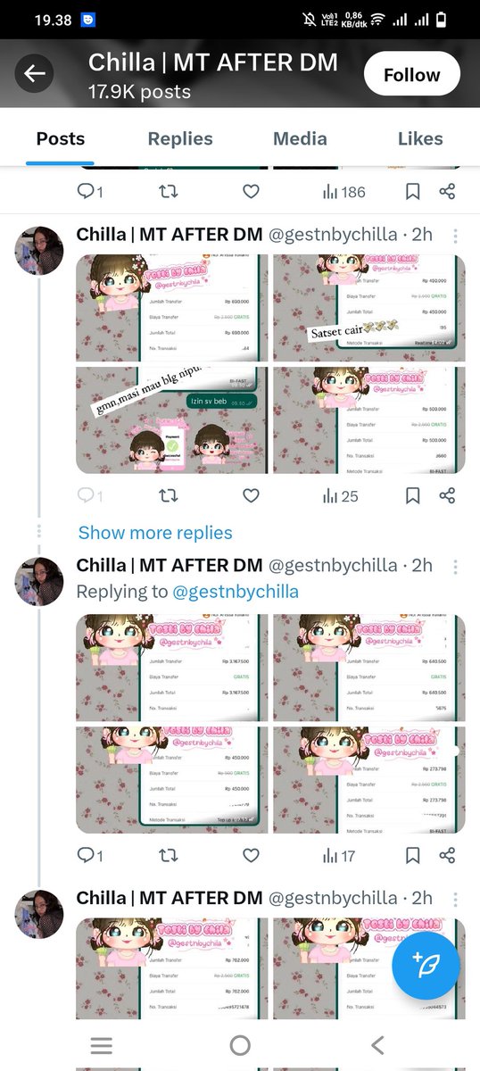 filejeyie's tweet image. ⚠️ HATI HATI SCAMMER GESTUN ⚠️

@gestnbychilla @bynadiautm 

dia aktifnya gestun, suka beli nokos buat wa barunya tiap abis dapet mangsa, trs masih nyari akun bekas ba biar gampang nipunya, HABIS INI DIA GANTI USN LAGI, NIPU NYOLONG PROOF ORANG 🫵🏻

#zonauang #zonaba