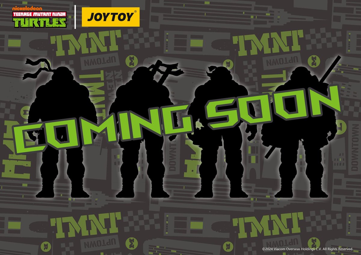 🐢💥ALERT💥🐢 #Statoversians! 👁🌛👁 🫶 Joy Toy teasing Teenage Mutant Ninja Turtles #actionfigures on their IG coming S👀N! #TMNT #joytoyofficial #import #toynews TSO'VIN!!
