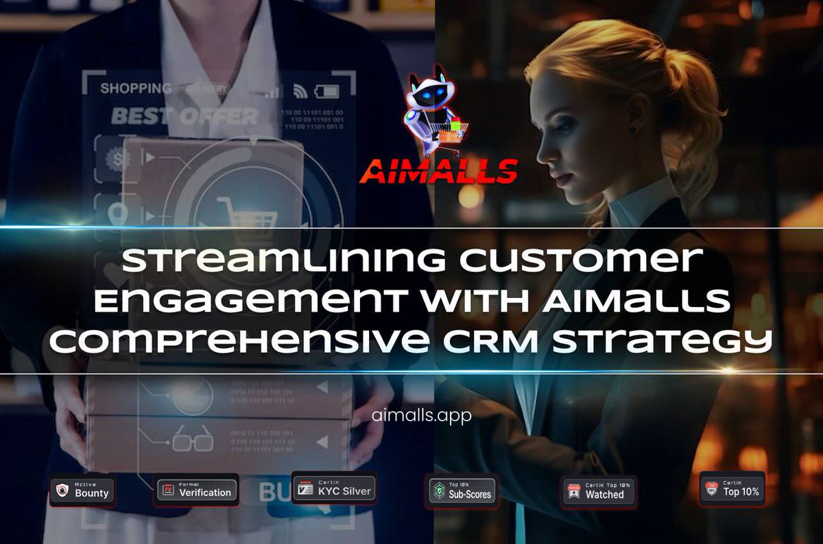 #AiMalls Advanced Customer Relationship Management (CRM) Solutions✨

AiMalls CRM utilizes advanced customer data management to tailor personalized recommendations and ensures seamless communication and order tracking. Feedback-driven improvements, loyalty incentives, analytics,