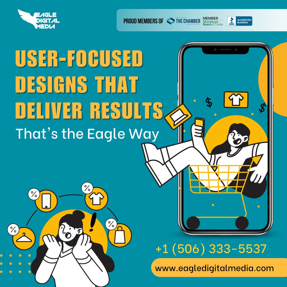 eagledigitalinc's tweet photo. We believe that the heart of every successful product is its user. That's why we dedicate ourselves to crafting designs that aren't just visually appealing but are tailored to meet the specific needs and preferences of your audience.
#UserFocusedDesign #DesignThatDelivers https://t.co/CT4QTBvuLB