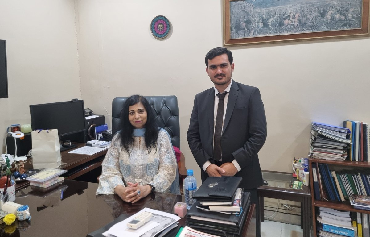 Honorable teacher 🫡, Prof. Dr. Wasima Shehzad Dean Faculty of Social Sciences, Air University Islamabad

#PhD, #Linguistics