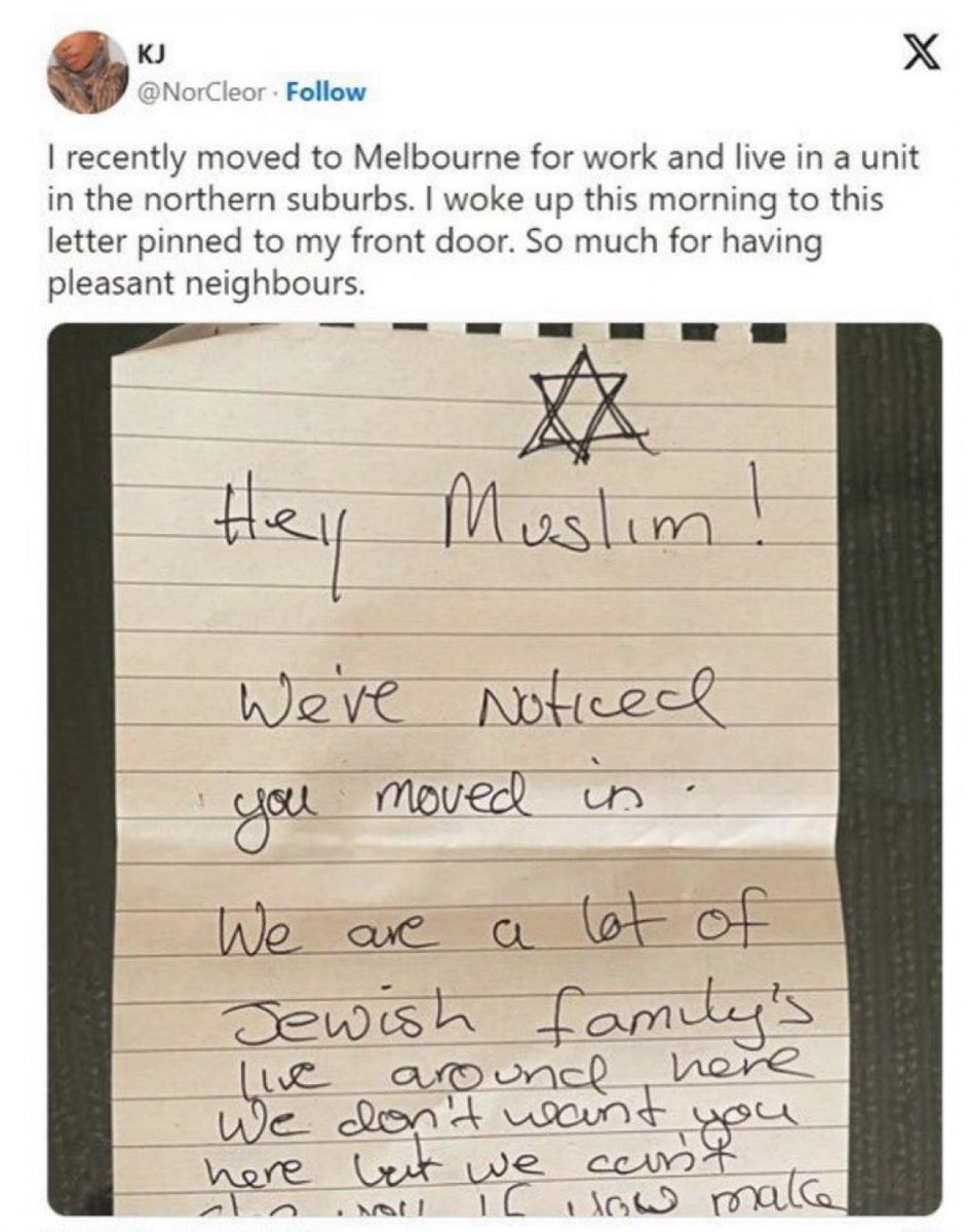 The Melbourne police just confirmed this person doesn't live there and hasn't lived there on the day this was posted.

Millions of you believed the most obvious lie on Earth and should feel embarrassed, although I doubt you have the IQ necessary to feel that emotion.