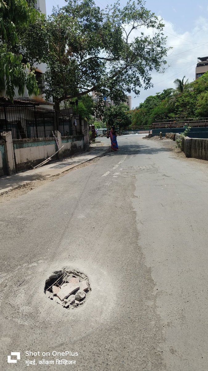 rahulgharkar's tweet photo. @mybmc @mihirkotecha @CMOMaharashtra
🚨 Urgent: A drainage cover plate installed just a week ago at Neelam Nagar, Gavanpada, Mulund East 400081, has already broken. This is unacceptable quality of work. Immediate action is needed to avoid potential accidents. https://t.co/et6ai1bFtE