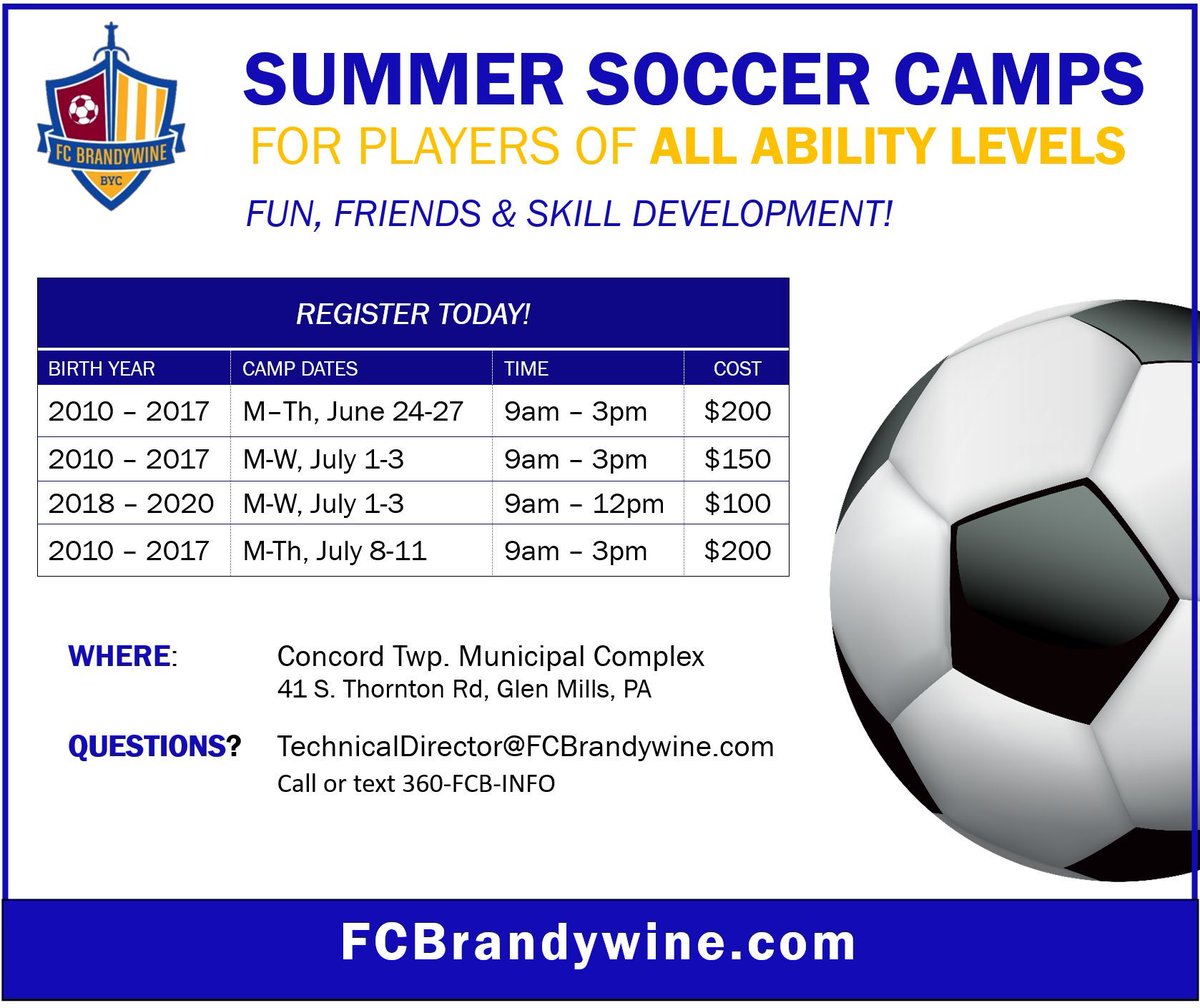 Join us for some soccer fun this summer!
buff.ly/44WFFl8