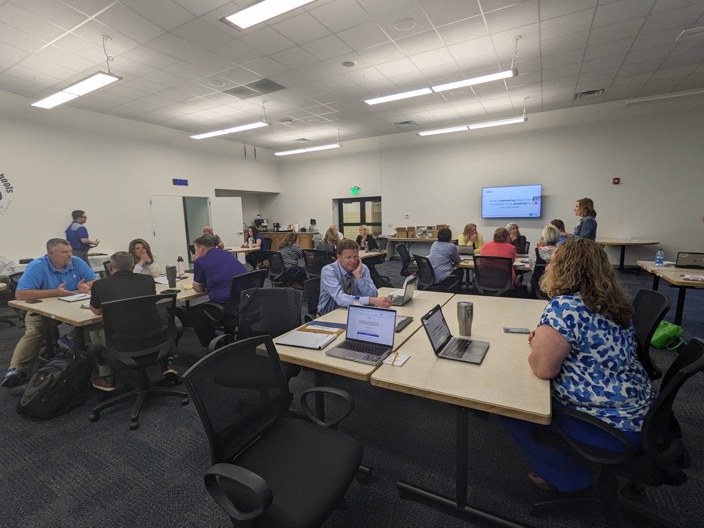 Education never stops through the summer with curriculum, workshops, and training! North Platte Public Schools AdCo meeting and collaborating about SPED strategies! #WeRNPPS