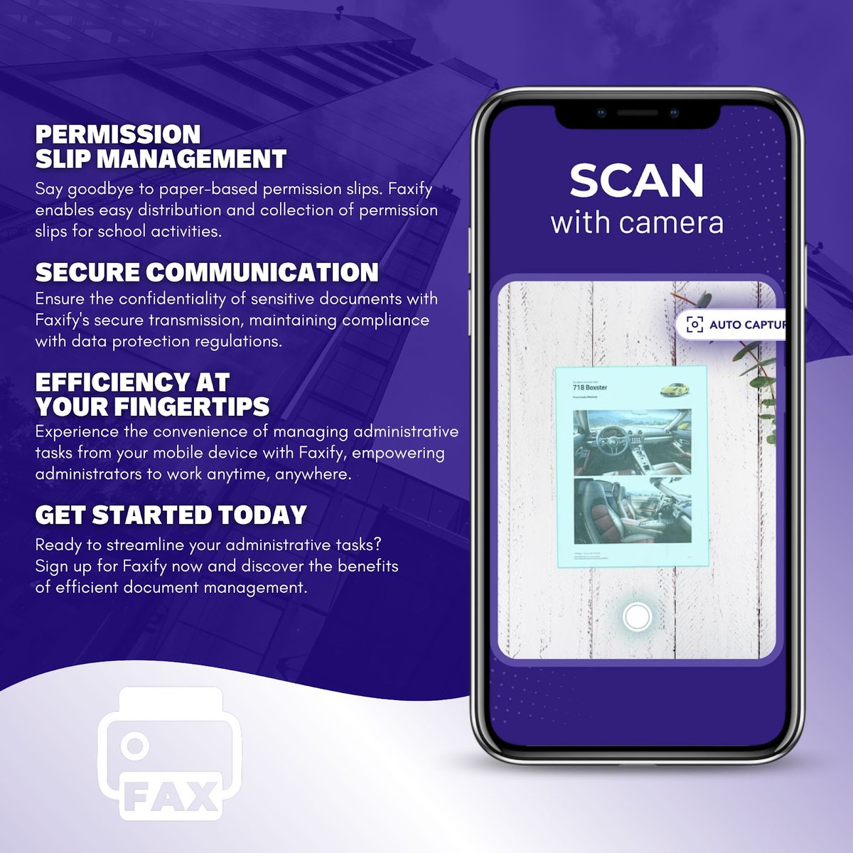 faxify_app's tweet image. Unlock the potential of education with Faxify! From streamlining administrative tasks to enhancing student services, Faxify revolutionizes communication in educational institutions. With its secure and efficient document transmission.
.
.
.
#SecurityFirst #Faxify #DataProtection