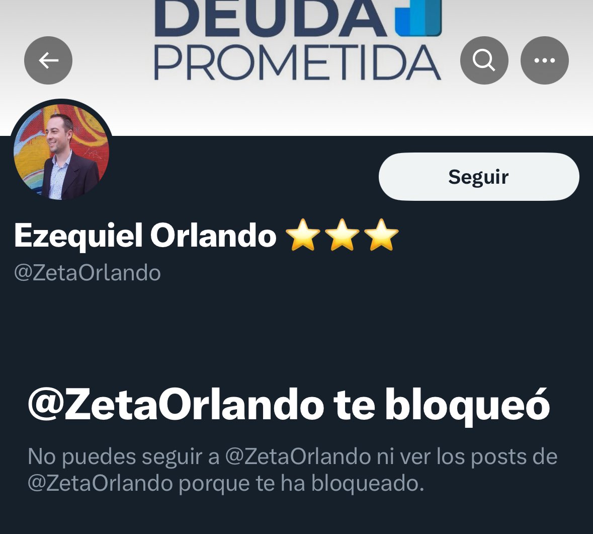 Eze @ZetaOrlando que quiere se les reparta yerba a los pobres para que sigan engañando el estómago, me bloqueó. Cada vez más sensibles las kukas.