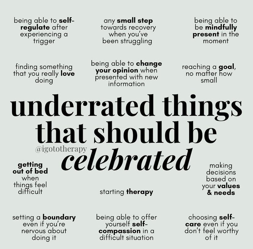Let’s celebrate those wins that you feel are underrated💜

📸@igototherapy

#wins #winning #celebrate #celebration #doingmybest #growth #keepgoing #proud #personaldevelopment #refresh #accomplishments #ididit #smallbigwins #dailywins