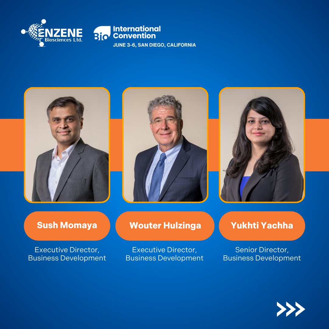enzenebio's tweet photo. Heading to #BIO2024 next week? Don’t miss the chance to connect with our BD team at booth #5857! Whether you’re looking for innovative solutions, potential collaborations, or expert insights in #biologics, we’re here to help.

Book a meeting now 👉https://t.co/ZOkuA5awqQ

#CDMO https://t.co/4hdD3ByYN7