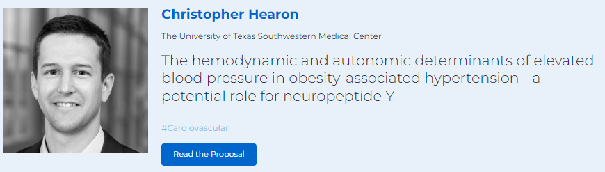 Chris Hearon, @JoshuaBeckmanMD and I made it to the final 12 to win $100k of equipment and data support to perform comprehensive hemodynamic phenotyping of obesity-associated hypertension. 

PLEASE SUPPORT US BY VOTING HERE - bit.ly/3yEzOVO 
$CDX #hemodynamics @IEEMPHD