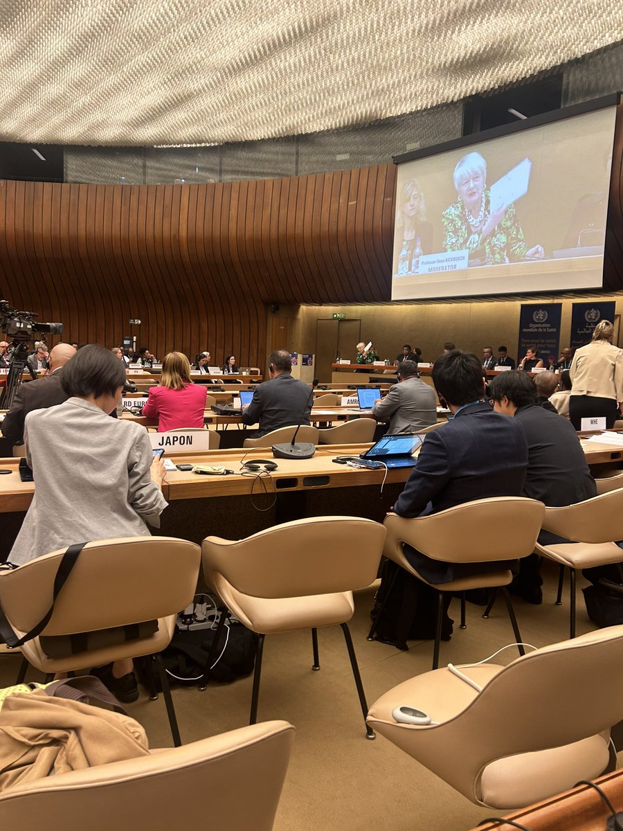 druchearum's tweet photo. At the strategic round table at WHA77 today. Health is an investment and not an expenditure.The cost of inaction is far greater than the cost of action! https://t.co/vhVRscS2nb