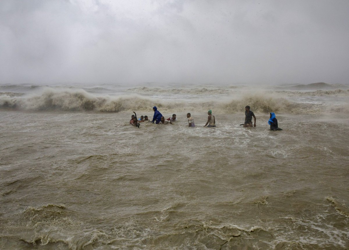 I have been covering tropical cyclones in Bangladesh since 2007. I have never seen a sea as rough as this time, when cyclone Remal hit the southern coast of the country on 27 May, 2024.

#cyclone #remal #cycloneremal #bangladesh #kuakata #water #crisis #environment #nature