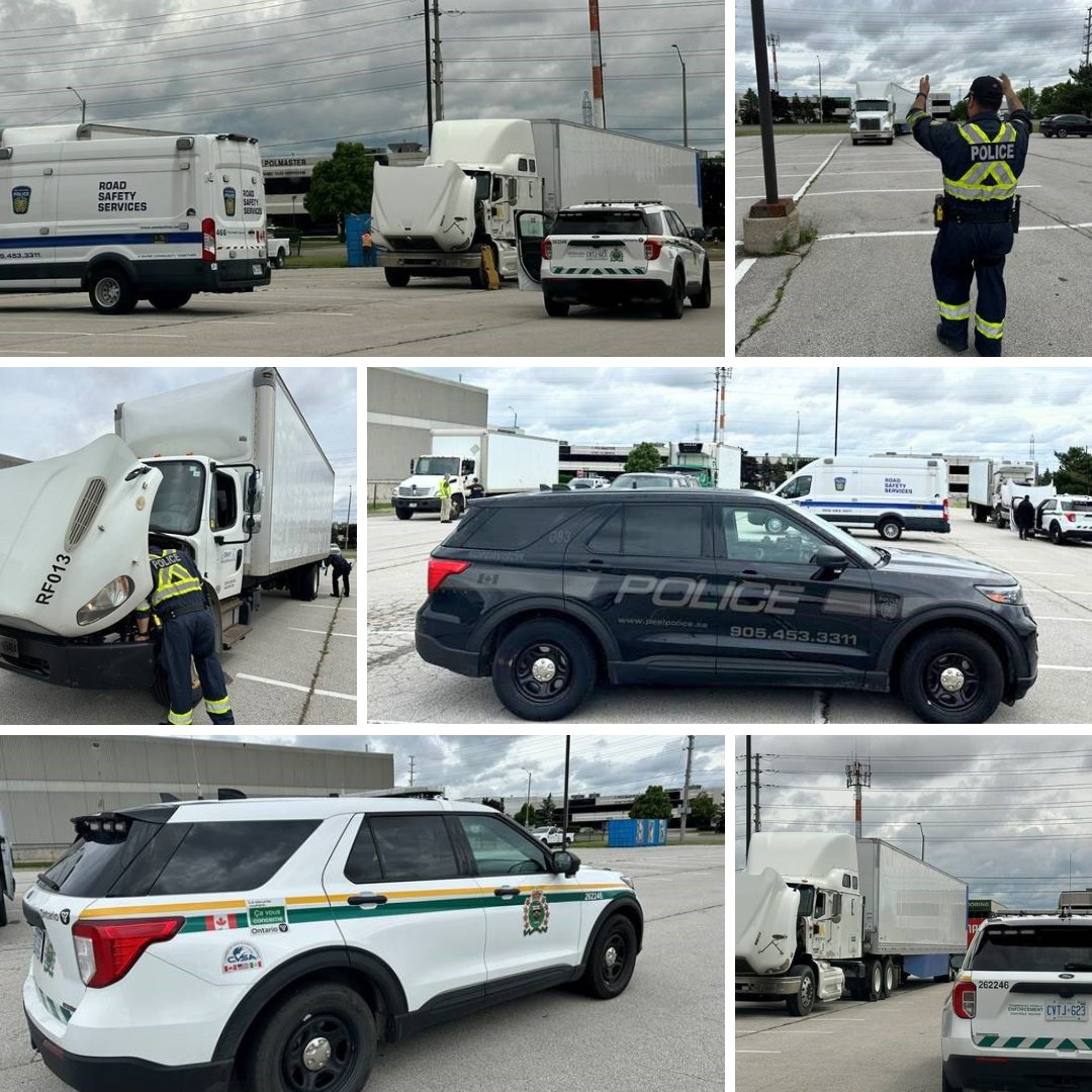 #PRP, alongside the MTO, did a CVSA Blitz yesterday, and here are the results:

- 12 Inspections were conducted
- 7 vehicles did not pass inspection and were taken out of service
- 25 charges were laid

@PRPRoadSafety  @TimN1849 #DriveSafe #MakeGoodChoices