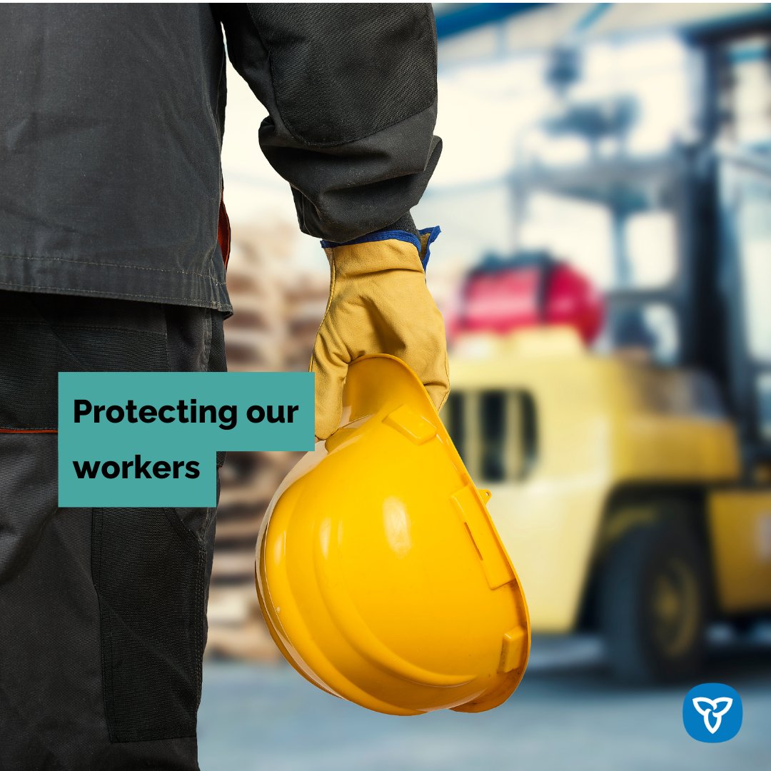 🦺 Ontario is protecting workers so they can perform their jobs safely.  
  
From April 1, 2024, to March 31, 2025, ministry inspectors are conducting proactive health and safety inspections. 
  
Get the schedule here: ontario.ca/page/workplace…