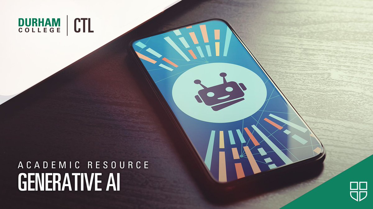 To support <a href="/durhamcollege/">Durham College</a> faculty in navigating the use of #GenerativeAI in their teaching and learning practices, the CTL and the GenAI taskforce created a comprehensive suite of resources. Learn all about it by visiting the #CTLWebsite: durhamcollege.ca/ctl/teaching/a… #LeadingTheWay