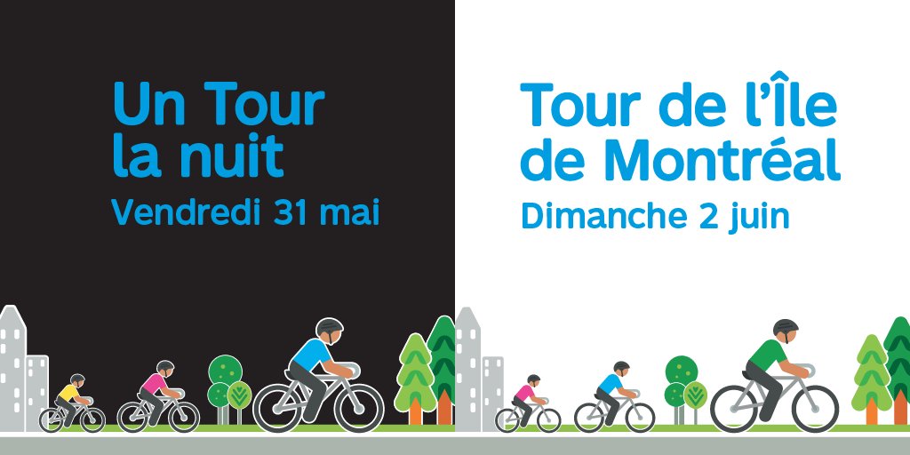 [Go Vélo]🚲🚇 Le Tour la Nuit et le Tour de l'Île auront lieu les 31 mai et 2 juin. Plusieurs lignes de bus seront détournées durant ces événements. Suivez @stm_Bus pour connaître l'état du réseau et consultez notre page web pour prévoir vos déplacements ⏩bit.ly/3yAcc4B