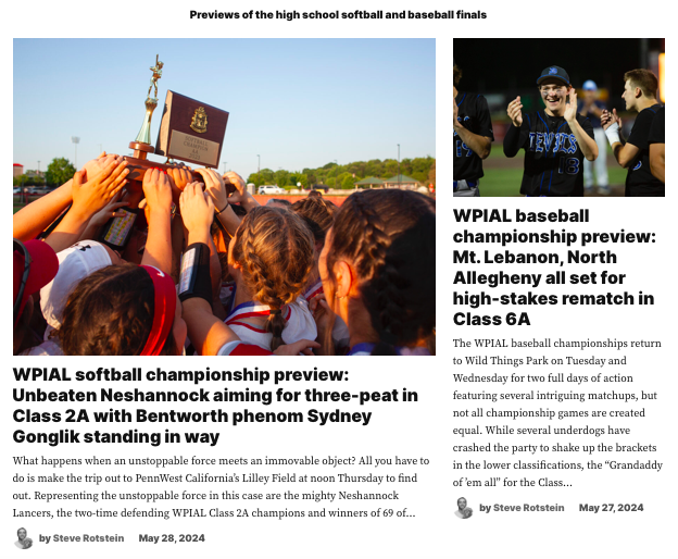 PUP sports feat. @BREAL412, @SteveRotstein and The @Emily_M215 have a LOT more softball and baseball championships on their plates. Here are their previews for pregame and rain delays: unionprogress.com