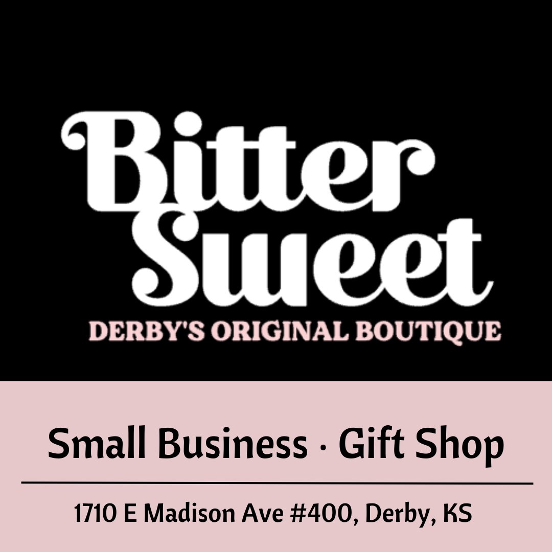We are Derby's original boutique! Custom shirts, decor, gifts, jewelry, essential oils, food items, outdoor decor, baby items, and more!
#TradebankMember #BittersweetBoutique