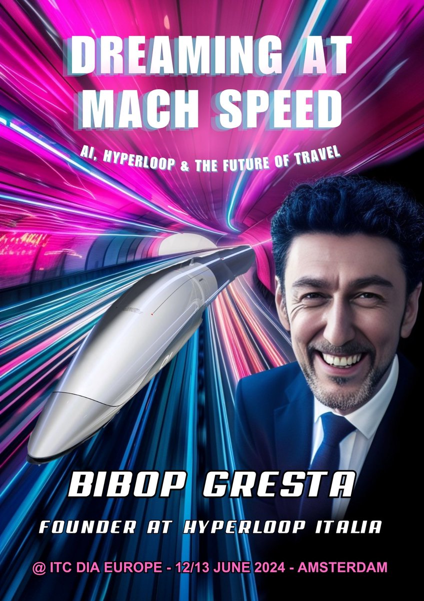 From Paris to Amsterdam in 30 minutes?

According to Hyperloop Technologies, this will soon be reality. Bibop Gresta (Co-Founder, Hyperloop Italia) is taking the stage at ITC DIA Europe Amsterdam to get you up to speed on recent developments.

itcdiaeurope.com/events/itc-dia…

#insurtech